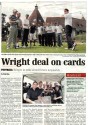 Ufford Park Hotel Golf Day newspaper coverage (click to enlarge)