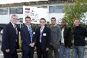 Official opening of new CBA Law Offices in Ipswich with ITFC players (click to enlarge)